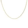 9ct Gold 1.7mm Wide Paper Link Chain - 16in - R9471
