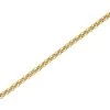9ct Gold 1mm Wide Hollow Belcher Chain - 18in - R9817