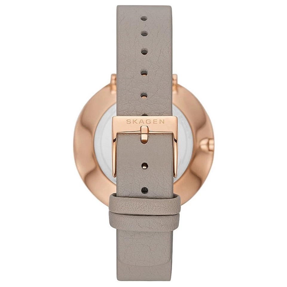 Skagen SKW3061 Gitte Sand Leather Strap Watch - W06277 - Image 2