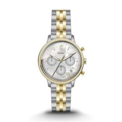 Fossil ES5216 Neutra Two Tone Chronograph Bracelet Watch - W10302