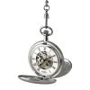 Rotary MP00726/01 Skeleton Mechanical Pocket Watch - W13116