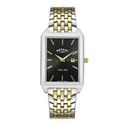 Rotary GB08021/04 Ultra Slim Two Tone Bracelet Watch - W13224
