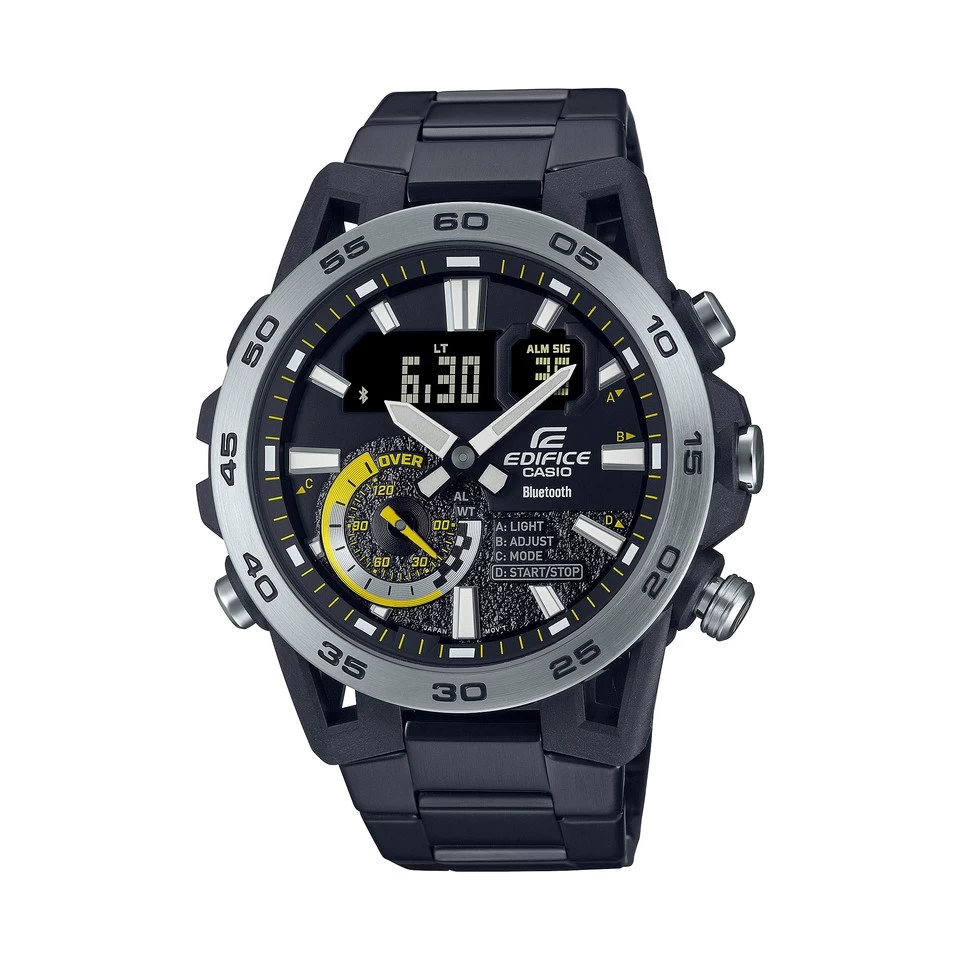 Casio Edifice ECB-40DC-1AEF Sospensione Black IP Bracelet Watch - W17360