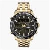 Accurist 7175 Chrono World Time Black Dial Bracelet Watch - W1876