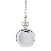 Jean Pierre G554CQ Chrome Plated Hunter Pocket Watch And Chain - W2334