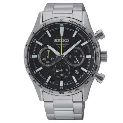 Seiko SSB413P1 Stainless Steel Chronograph Bracelet Watch - W24155