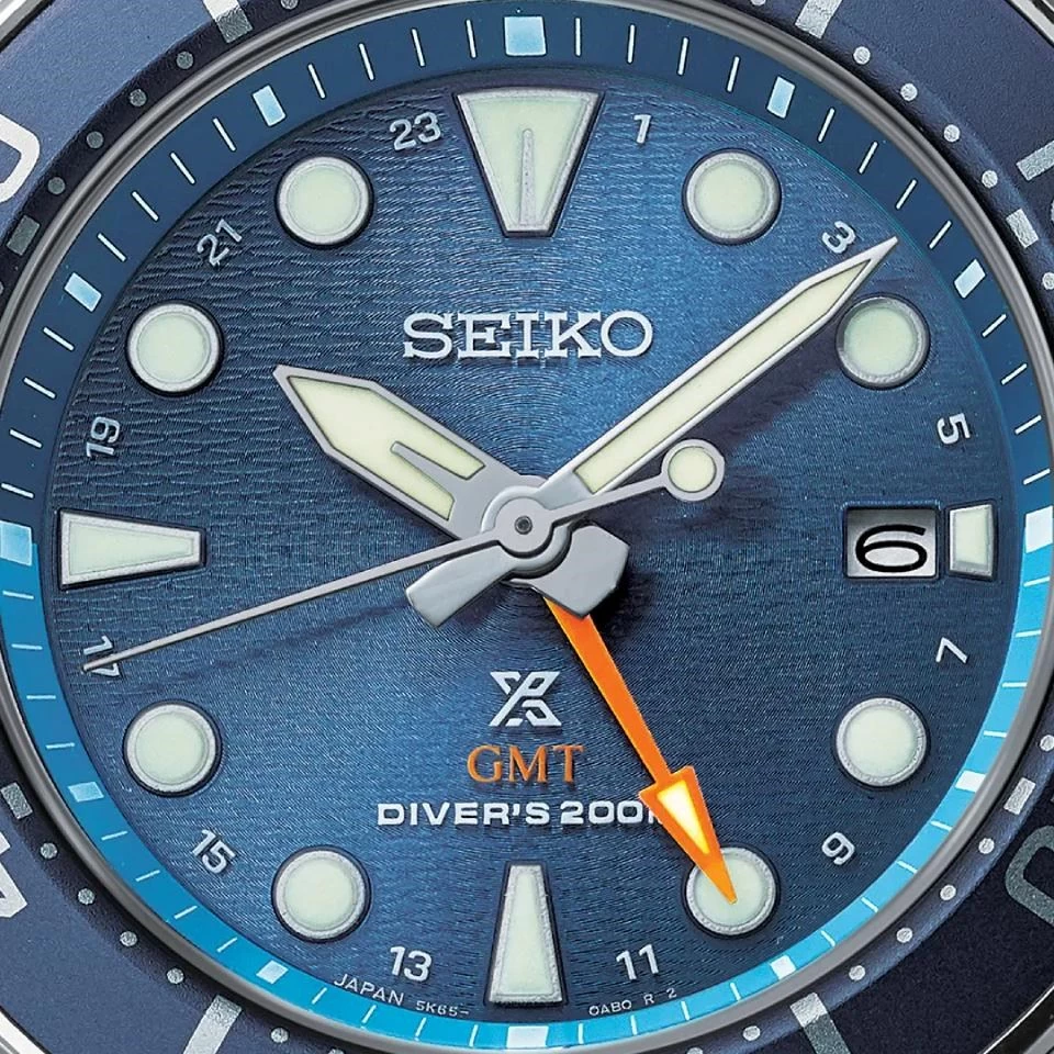 Seiko Prospex SFK001J1 Aqua Sumo Solar GMT Bracelet Watch - W24181 - Image 3