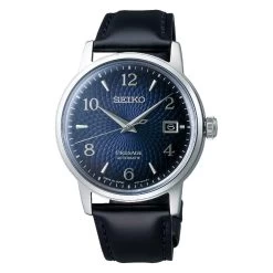 Seiko Presage SRPE43J1 Automatic Black Leather Strap Watch - W24206