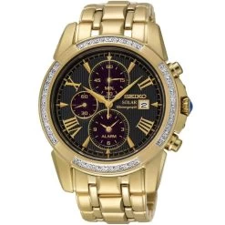 Seiko SSC314P9 Solar Chronograph Bracelet Watch - W25287