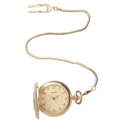 Sekonda 3469 Gold Plated Pocket Watch - W31206