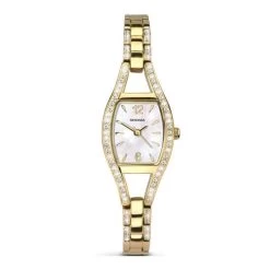 Sekonda 2392 Gold Plated Stone Set Bracelet Watch - W32104