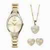 Sekonda 49023 Gold Plated Necklace, Earrings And Watch Gift Set - W32303