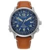 Citizen Promaster CB0241-00L Tan Leather Strap Watch - W38281