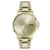 HUGO 1530026 Focus Gold Plated Bracelet Watch - W45191