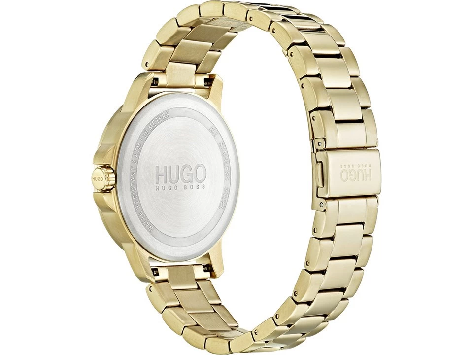 HUGO 1530026 Focus Gold Plated Bracelet Watch - W45191 - Image 2