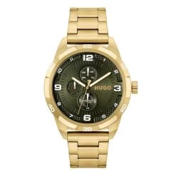 HUGO 1530277 Grip Gold IP Bracelet Watch - W45396