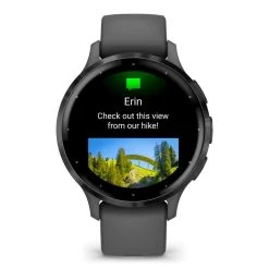 Garmin Venu 3S 010-02785-00 Grey Silicone Strap Smartwatch - W47299