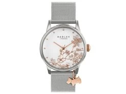 Radley RY4347 Trailing Flower Mesh Strap Watch - W51169