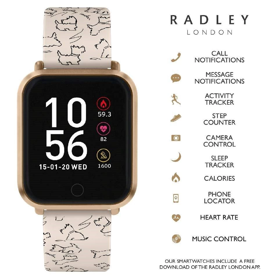 Radley RYS06-2064 Series 6 Nude Printed Strap Smartwatch - W51277 - Image 2