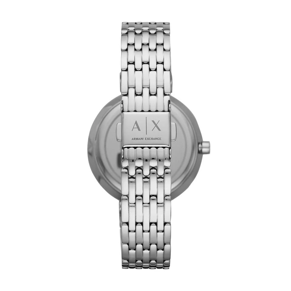 Armani Exchange AX5900 Zoe Silver Toned Bracelet Watch - W65183 - Image 2