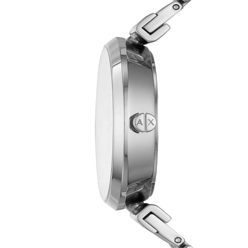 Armani Exchange AX5900 Zoe Silver Toned Bracelet Watch - W65183 - Image 3