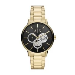 Armani Exchange AX2747 Gold Plated Bracelet Watch - W65324