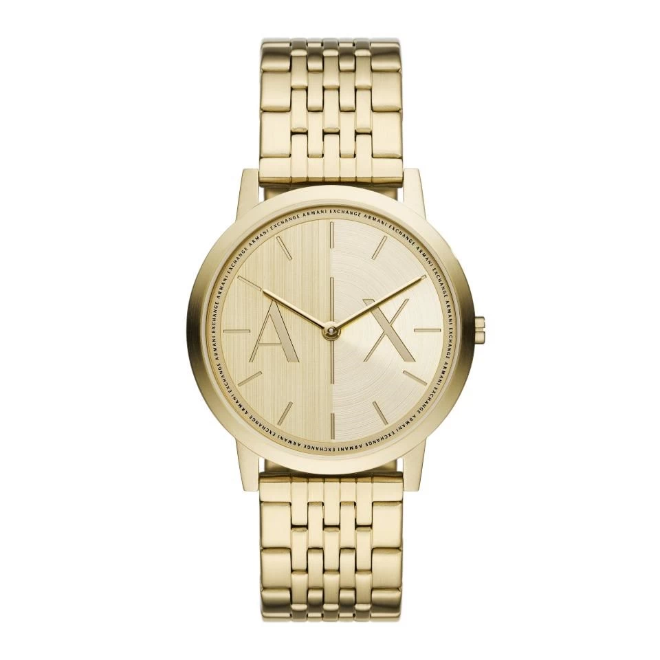 Armani Exchange AX2871 Dale Gold Plated Bracelet Watch - W65388