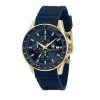 Maserati R8871640004 Sfida Chronograph Blue Silicon Strap Watch - W81135
