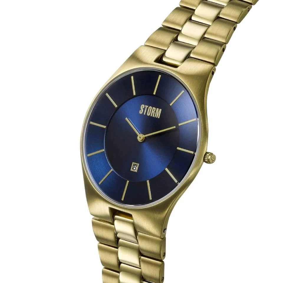 STORM 47159/GD/B Slim-X XL Gold Blue Dial Watch - W87334 - Image 2