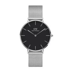 Daniel Wellington DW00100304 Black Dial Mesh Bracelet Watch - W88100