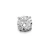 18ct White Gold Diamond Solitaire Single Stud Earring - 37pts - Z50605